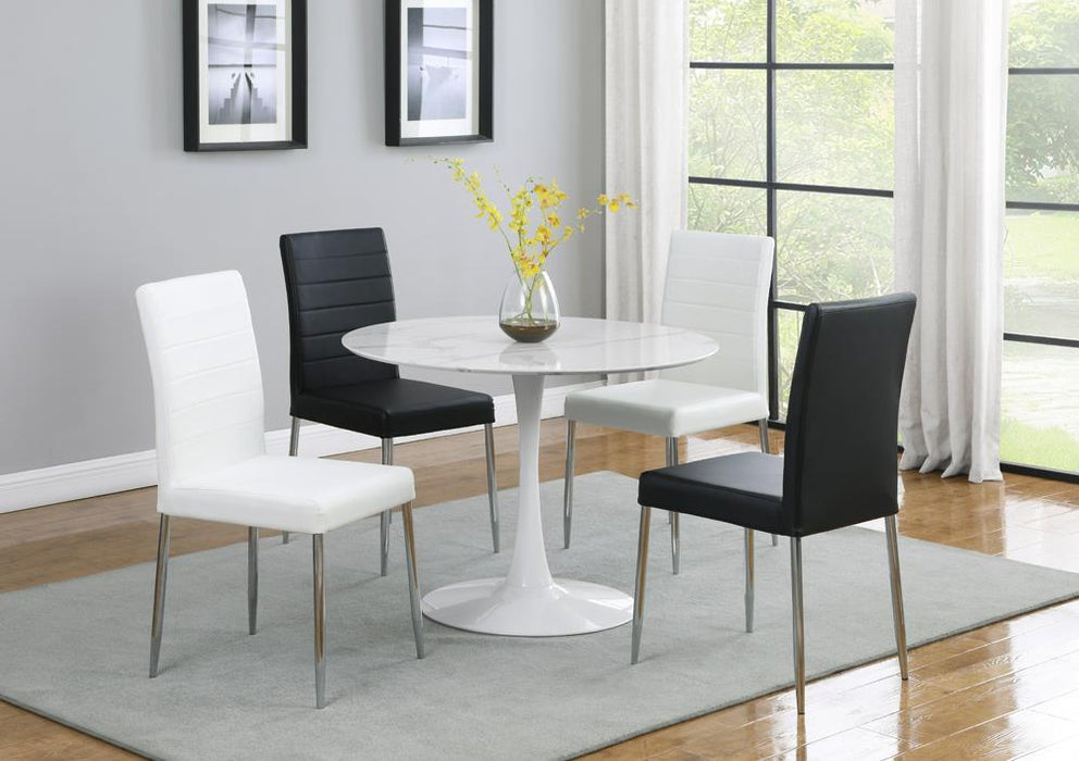 Maston Upholstered Dining Chairs Black (Set of 4) - Imperial Furniture (Las Vegas, NV) - Multi Location