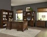 Hartshill Executive Desk with File Cabinets Burnished Oak - Imperial Furniture (Las Vegas, NV) - Multi Location
