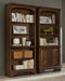 Hartshill Bookcase with Cabinet Burnished Oak - Imperial Furniture (Las Vegas, NV) - Multi Location