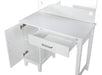 Elijah Vanity Set with LED Lights White and Dark Grey - Imperial Furniture (Las Vegas, NV) - Multi Location