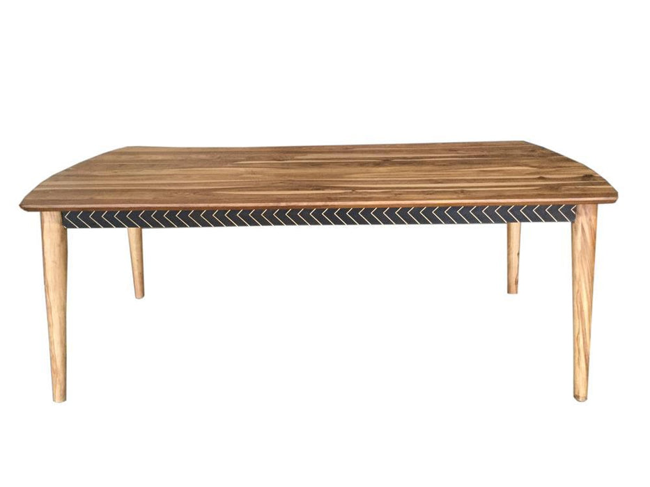 Partridge Wooden Dining Table Natural Sheesham - Imperial Furniture (Las Vegas, NV) - Multi Location