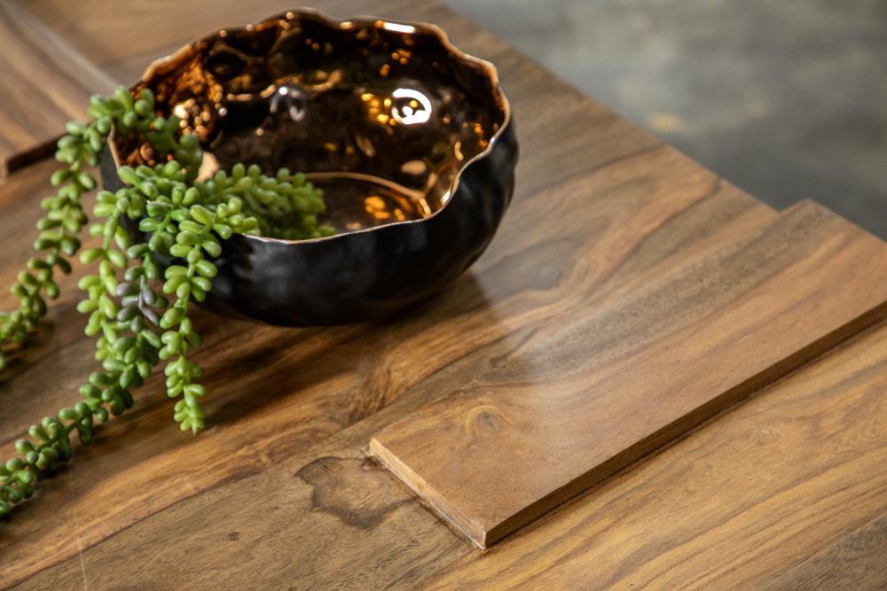 Samira Wooden Square Coffee Table Natural Sheesham - Imperial Furniture (Las Vegas, NV) - Multi Location