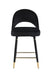 Lindsey Arched Back Upholstered Counter Height Stools Black (Set of 2) - Imperial Furniture (Las Vegas, NV) - Multi Location