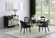 Lindsey Arched Back Upholstered Side Chairs Black (Set of 2) - Imperial Furniture (Las Vegas, NV) - Multi Location
