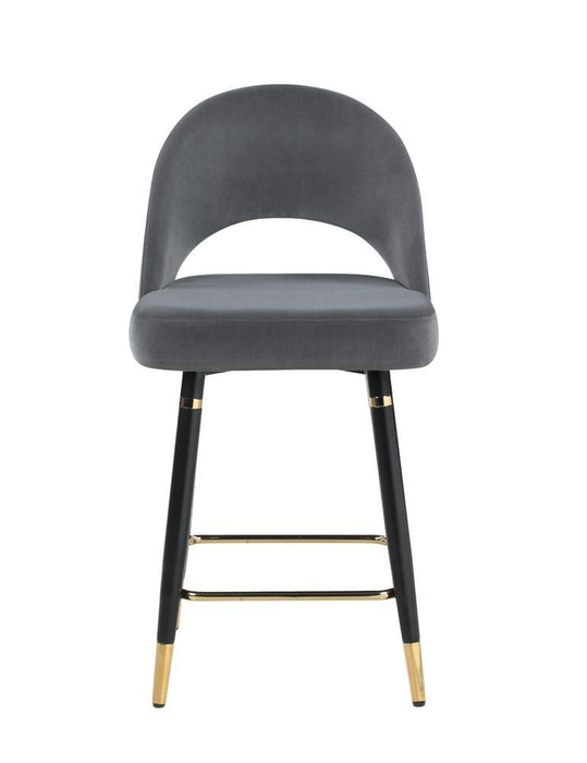 Lindsey Arched Back Upholstered Counter Height Stools Grey (Set of 2) - Imperial Furniture (Las Vegas, NV) - Multi Location
