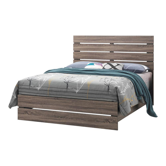Brantford Eastern King & Queen Panel Bed Barrel Oak - Imperial Furniture (Las Vegas, NV) - Multi Location