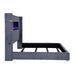 Tisdall California King, E.King & Queen Bed Grey, Black & Queen - Imperial Furniture (Las Vegas, NV) - Multi Location