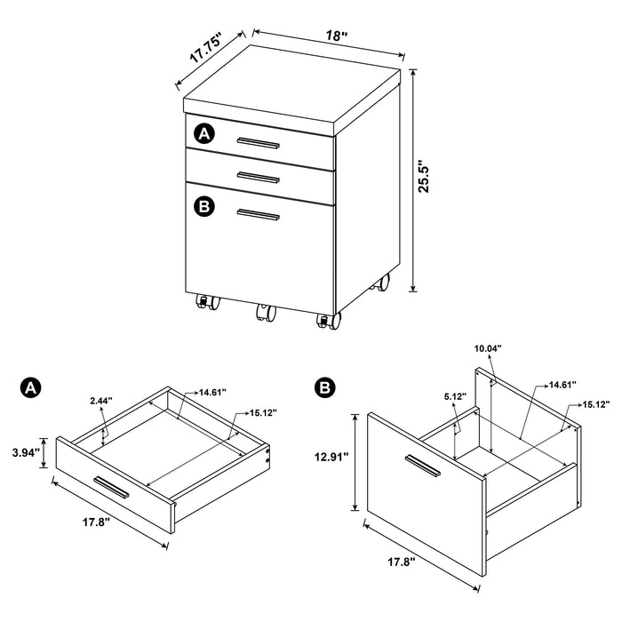 Skylar Desk Sets - Imperial Furniture (Las Vegas, NV) - Multi Location