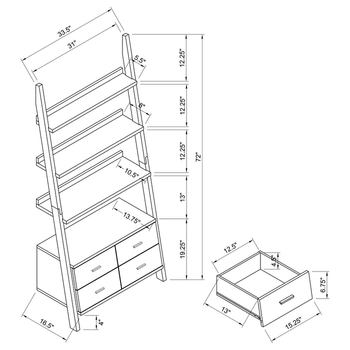 Colella Bookshelf - Imperial Furniture (Las Vegas, NV) - Multi Location