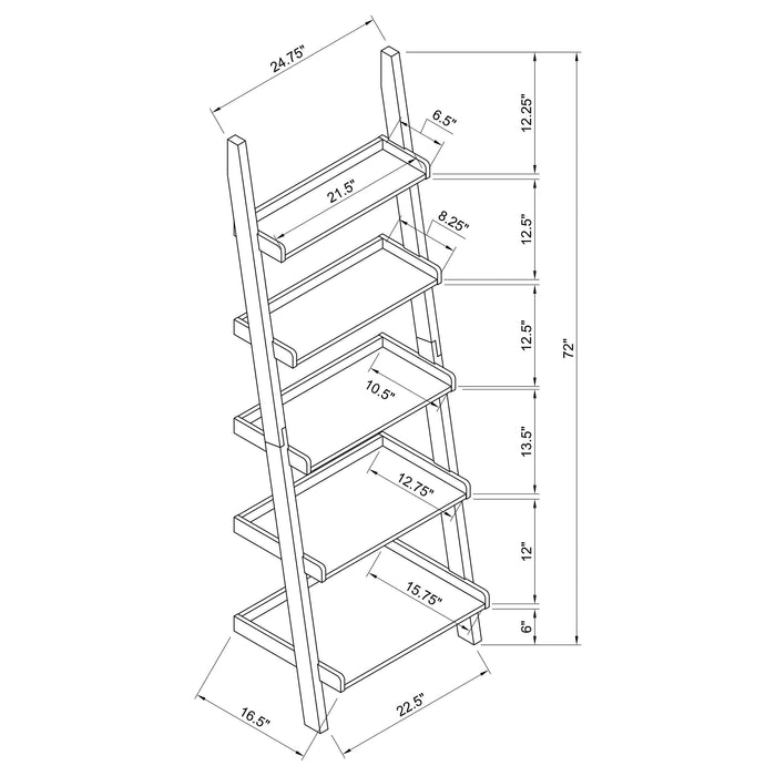 Colella Bookshelf - Imperial Furniture (Las Vegas, NV) - Multi Location