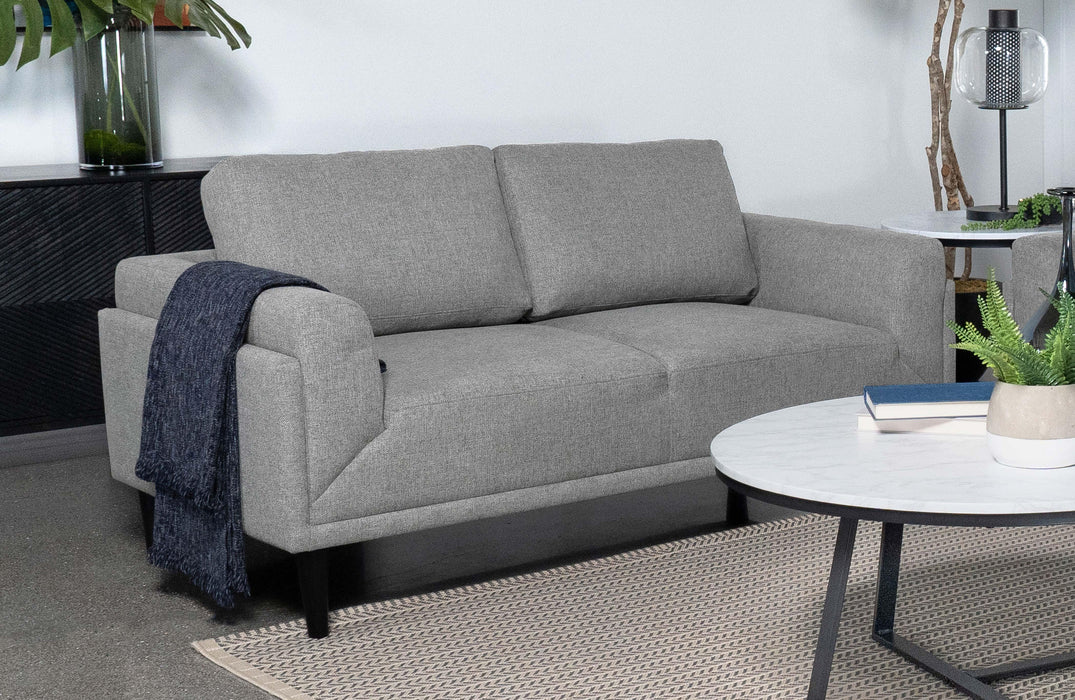 Rilynn Upholstered Track Arms Loveseat - Imperial Furniture (Las Vegas, NV) - Multi Location