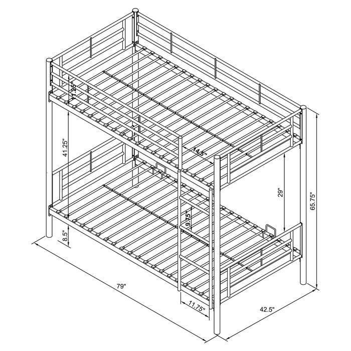 Hayward Bunk Beds - Imperial Furniture (Las Vegas, NV) - Multi Location