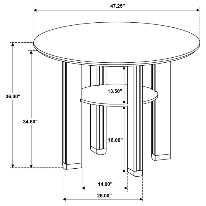 Ottowa Counter Height Dining Tables - Imperial Furniture (Las Vegas, NV) - Multi Location