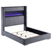 Tisdall California King, E.King & Queen Bed Grey, Black & Queen - Imperial Furniture (Las Vegas, NV) - Multi Location