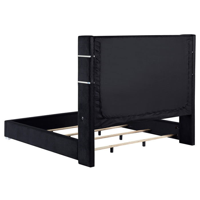 Tisdall California King, E.King & Queen Bed Grey, Black & Queen - Imperial Furniture (Las Vegas, NV) - Multi Location