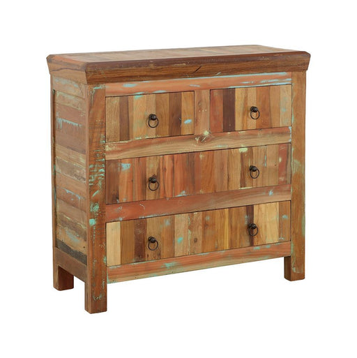 Harper 4-drawer Accent Cabinet Reclaimed Wood - Imperial Furniture (Las Vegas, NV) - Multi Location
