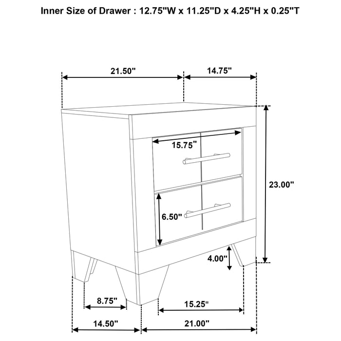 Trenton Nightstands - Imperial Furniture (Las Vegas, NV) - Multi Location