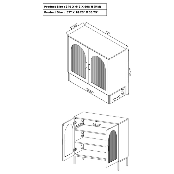 Jess Accent Cabinets - Imperial Furniture (Las Vegas, NV) - Multi Location