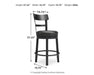 Valebeck Counter Height Bar Stool - Imperial Furniture (Las Vegas, NV) - Multi Location