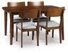 Tameride Dining Table and 4 Chairs (Set of 5) - Imperial Furniture (Las Vegas, NV) - Multi Location