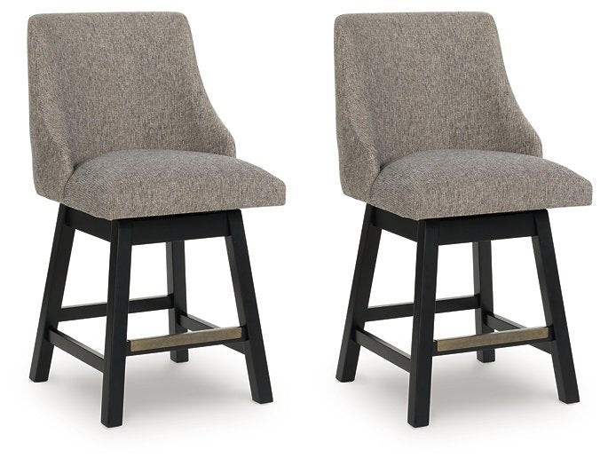 Neymorton Counter Height Barstool (Set of 2) - Imperial Furniture (Las Vegas, NV) - Multi Location