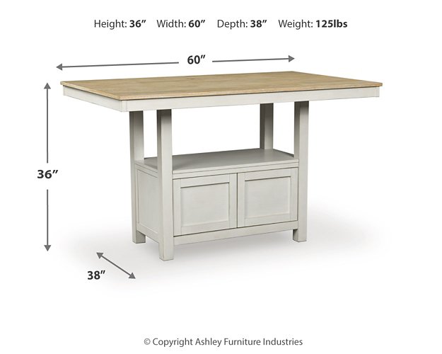 Purlaney Counter Height Dining Table - Imperial Furniture (Las Vegas, NV) - Multi Location