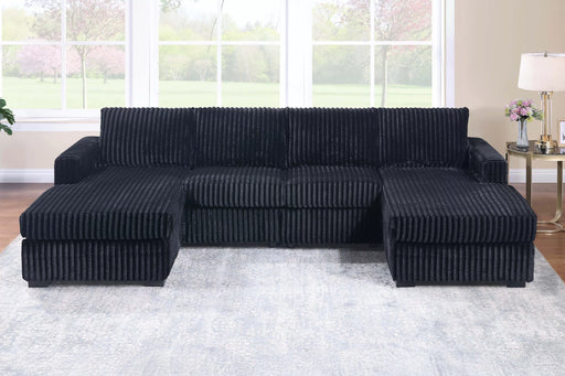 Modern Oversized Corduroy “U” Shape Sectional - Imperial Furniture (Las Vegas, NV) - Multi Location