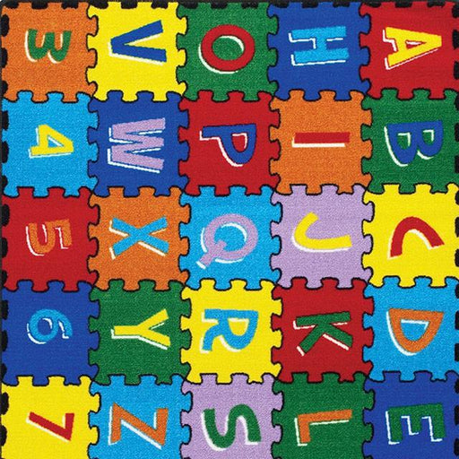 Abbey Alphabet/Multi 4' 9" X 6' 9" Area Rug - Imperial Furniture (Las Vegas, NV) - Multi Location