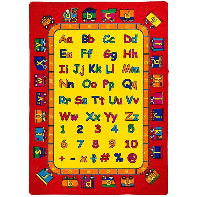 ABBEY Red & Multi 5' X 8' Area Rug - Imperial Furniture (Las Vegas, NV) - Multi Location