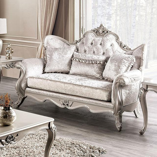 Acapulco White & Espresso Loveseat - Imperial Furniture (Las Vegas, NV) - Multi Location