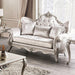 Acapulco White & Espresso Loveseat - Imperial Furniture (Las Vegas, NV) - Multi Location