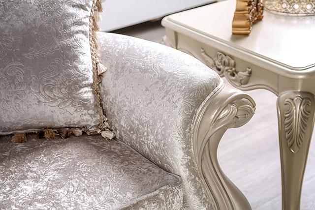 Acapulco White & Espresso Sofa - Imperial Furniture (Las Vegas, NV) - Multi Location