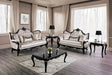 Acapulco White & Espresso Loveseat - Imperial Furniture (Las Vegas, NV) - Multi Location