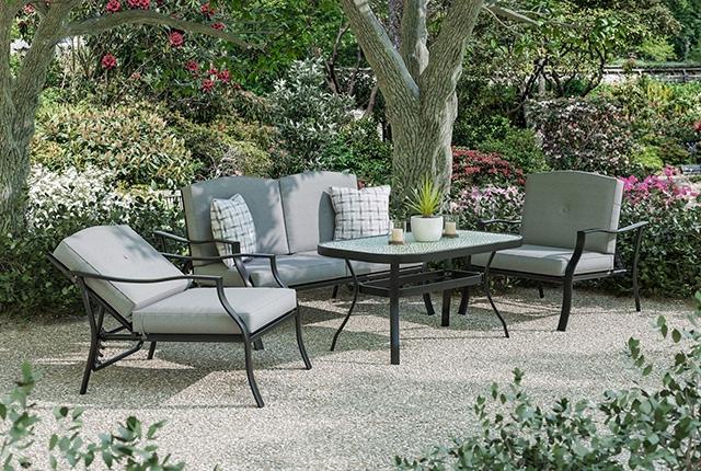 Adele 5 Pc. Conversation Set w/ Adjustable Chairs - Imperial Furniture (Las Vegas, NV) - Multi Location