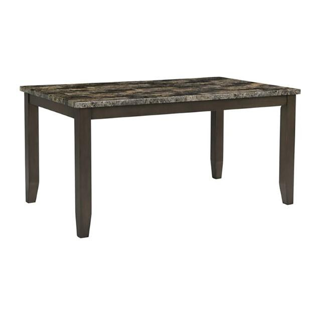 Adia 7 Pc Dinning Table Set Grey & Brown - Imperial Furniture (Las Vegas, NV) - Multi Location