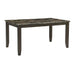 Adia 7 Pc Dinning Table Set Grey & Brown - Imperial Furniture (Las Vegas, NV) - Multi Location