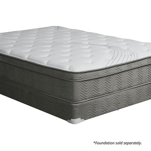 AFTON White/Gray 12" Euro Box Pocket Coil, Cal.King, E king, Full, & Queen - Imperial Furniture (Las Vegas, NV) - Multi Location