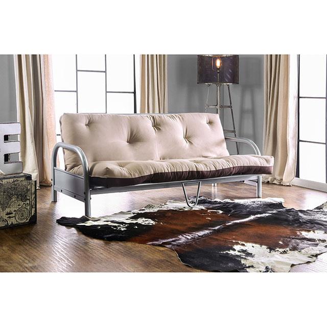 Aksel Black/Red Futon Mattress, Black, Red & Gray - Imperial Furniture (Las Vegas, NV) - Multi Location