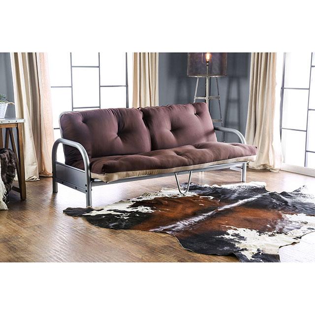 Aksel Black/Red Futon Mattress, Black, Red & Gray - Imperial Furniture (Las Vegas, NV) - Multi Location