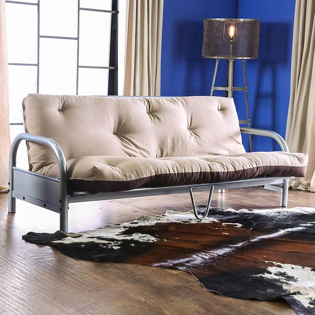 Aksel Black/Red Futon Mattress, Black, Red & Gray - Imperial Furniture (Las Vegas, NV) - Multi Location
