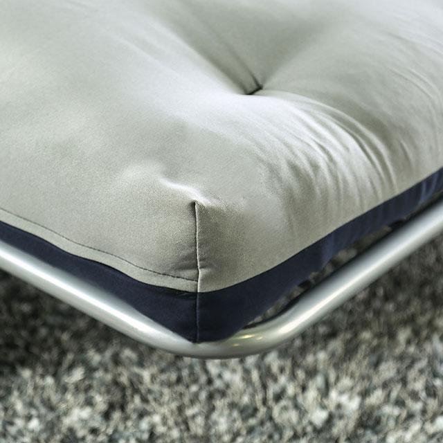 Aksel Black/Red Futon Mattress, Black, Red & Gray - Imperial Furniture (Las Vegas, NV) - Multi Location