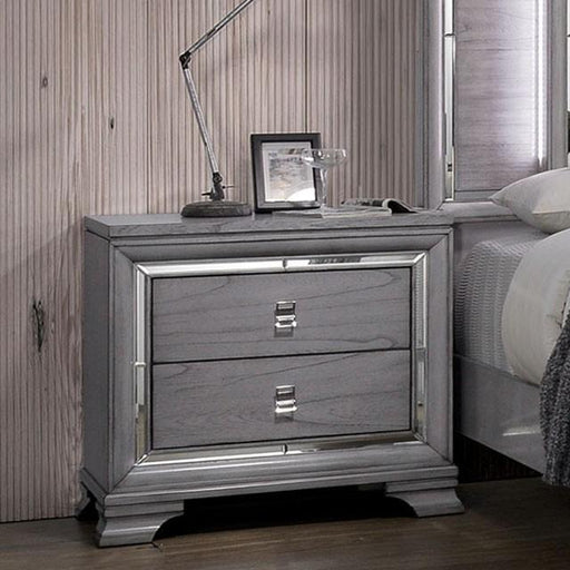 Alanis Light Gray Night Stand - Imperial Furniture (Las Vegas, NV) - Multi Location