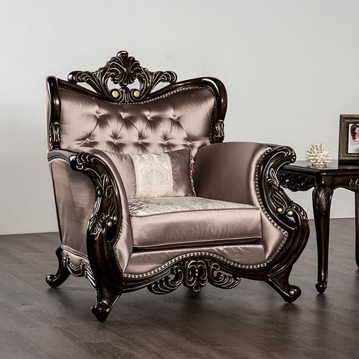Albacete Chair Cherry & Campage - Imperial Furniture (Las Vegas, NV) - Multi Location