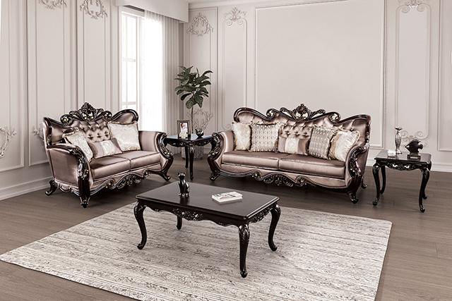 Albacete Chair Cherry & Campage - Imperial Furniture (Las Vegas, NV) - Multi Location