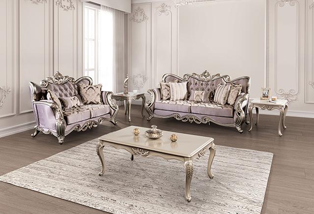 Albacete Sofa Campage & Walnut - Imperial Furniture (Las Vegas, NV) - Multi Location