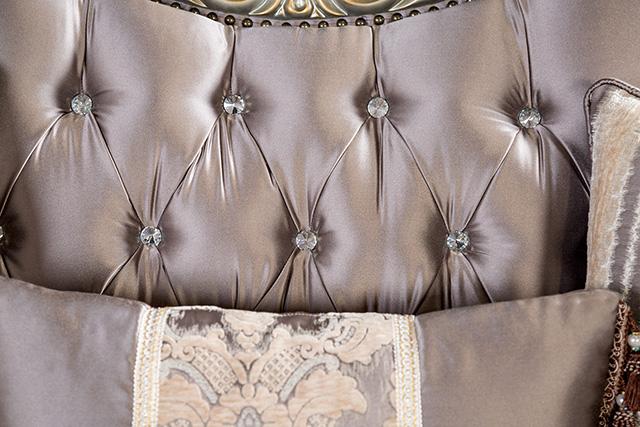 Albacete Sofa Campage & Walnut - Imperial Furniture (Las Vegas, NV) - Multi Location