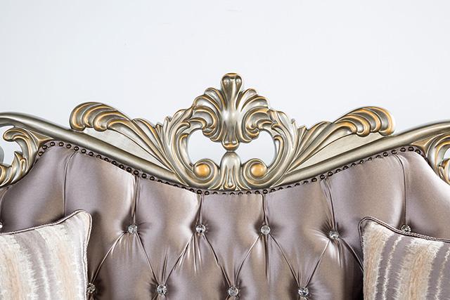 Albacete Sofa Campage & Walnut - Imperial Furniture (Las Vegas, NV) - Multi Location