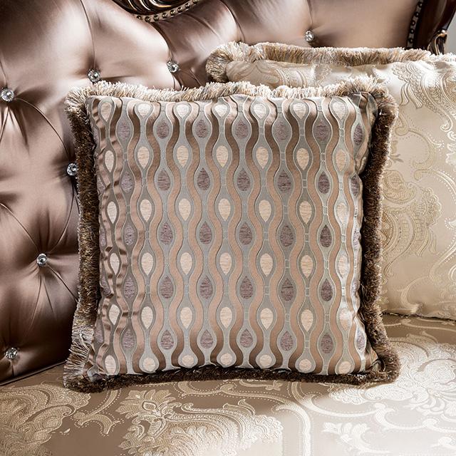 Albacete Sofa Campage & Walnut - Imperial Furniture (Las Vegas, NV) - Multi Location