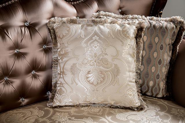 Albacete Sofa Campage & Walnut - Imperial Furniture (Las Vegas, NV) - Multi Location