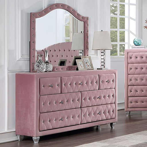 ZOHAR Dresser, Pink - Imperial Furniture (Las Vegas, NV) - Multi Location